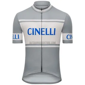 1970 De Marchi Cinelli Grey Pro Retro Cycling Jersey