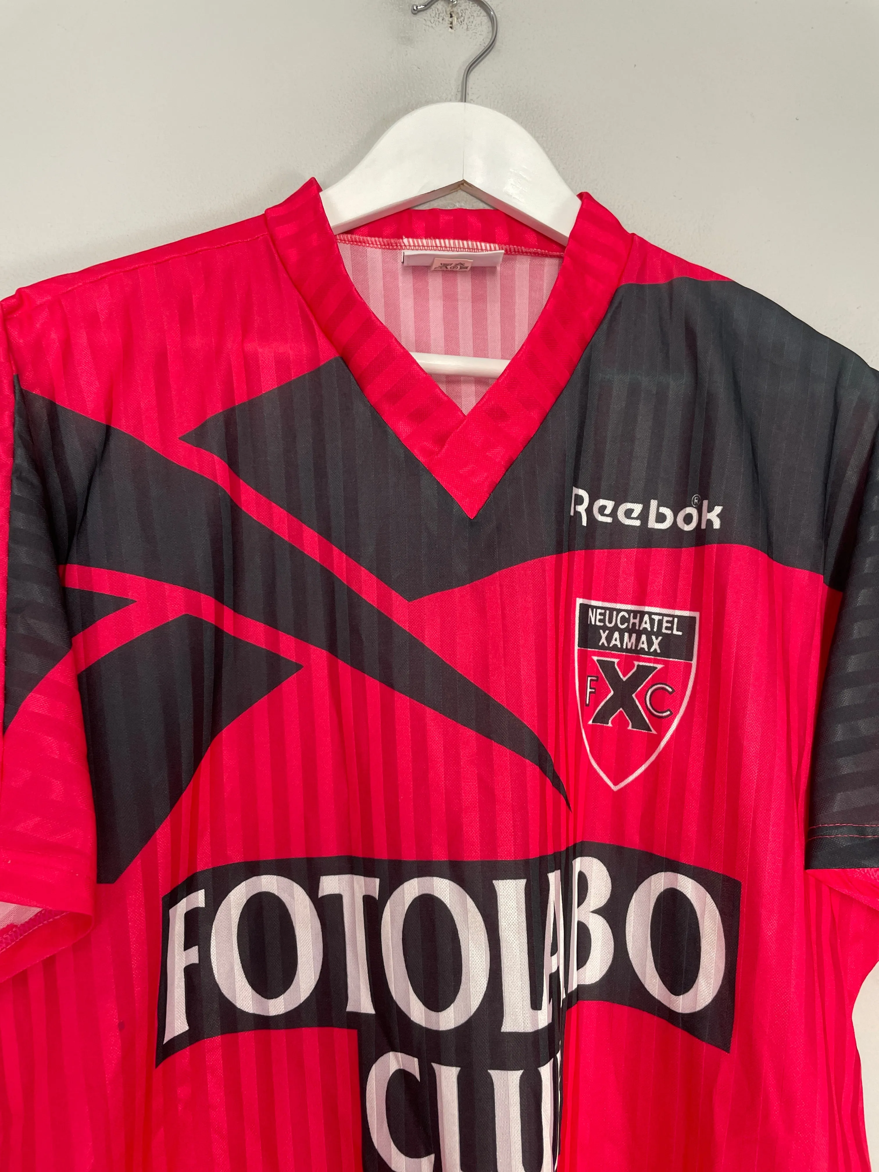 1993/94 NEUCHATEL XAMAX HOME SHIRT (M) REEBOK