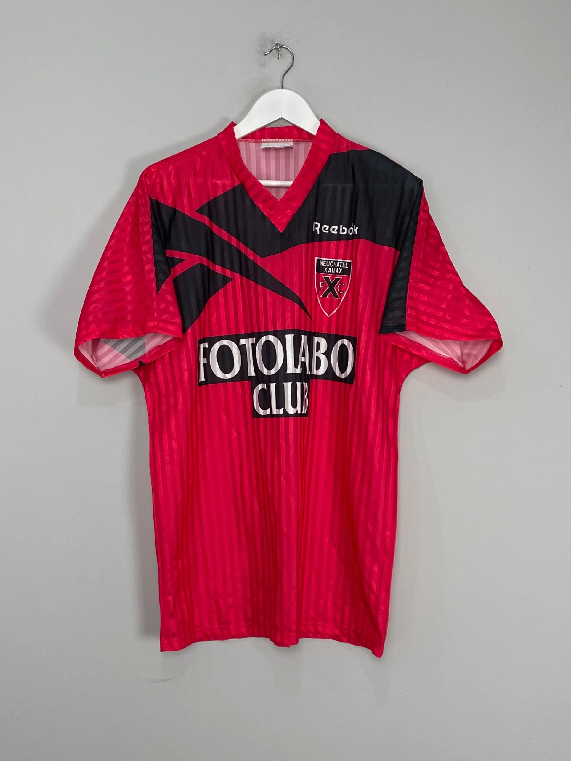 1993/94 NEUCHATEL XAMAX HOME SHIRT (M) REEBOK