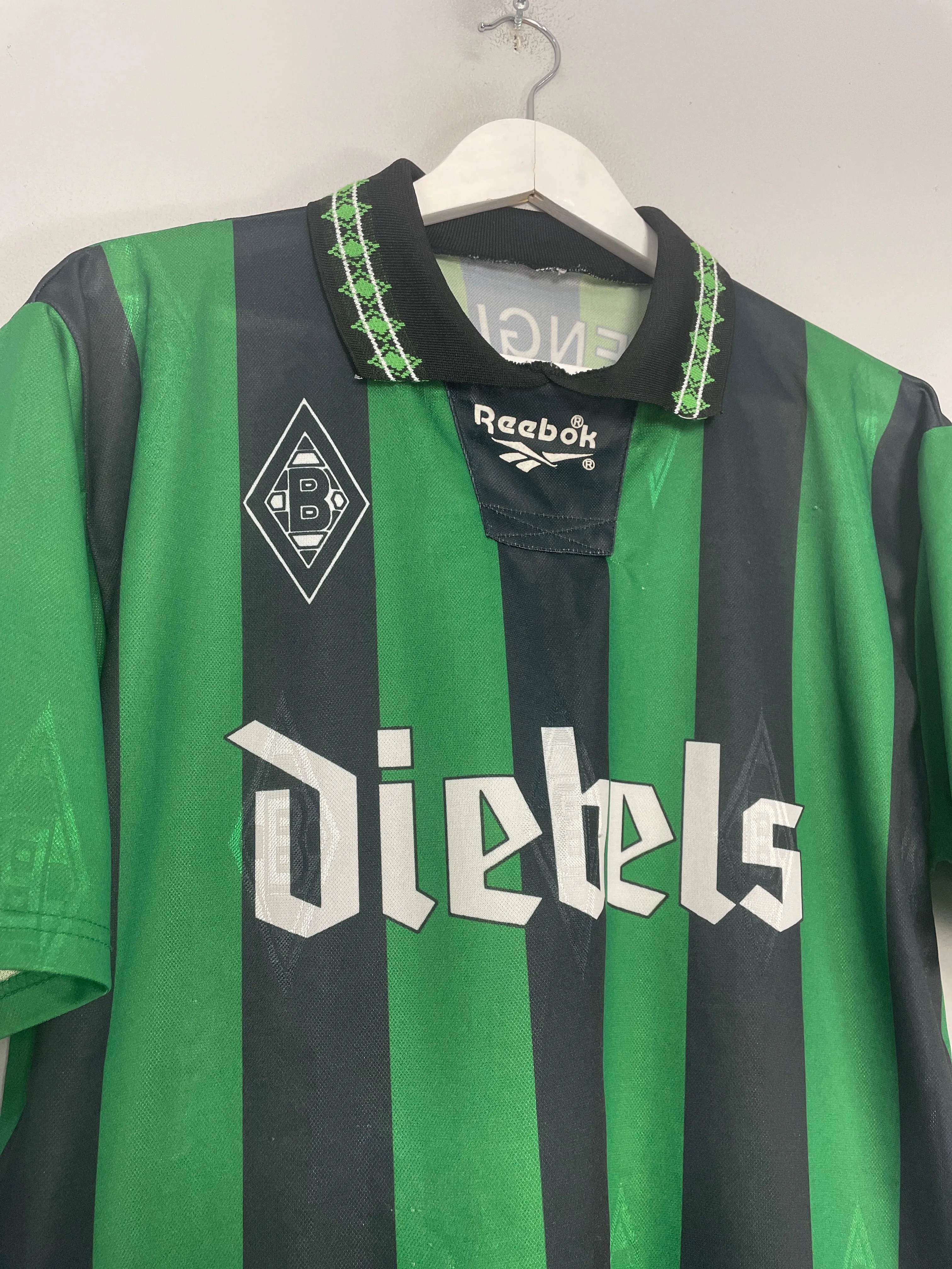 1995/96 MONCHENGLADBACH AWAY SHIRT (M) REEBOK