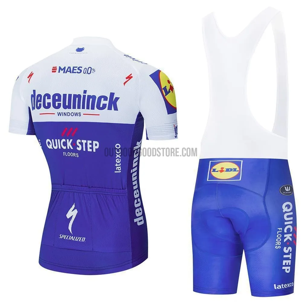 2020 Pro Team Quick Step Cycling Jersey Bib Kit