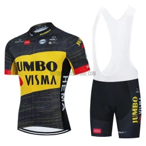 2021 JUM Yellow Cycling Bike Jersey Kit