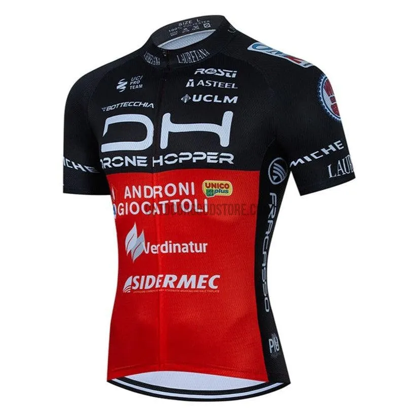 2022 DH Black Red Cycling Bike Jersey Kit