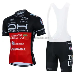 2022 DH Black Red Cycling Bike Jersey Kit