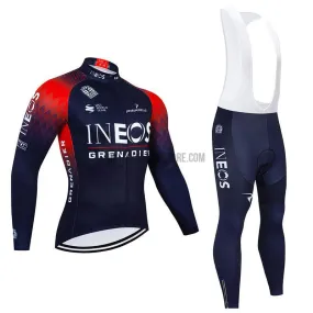 2022 IN Blue Long Cycling Kit