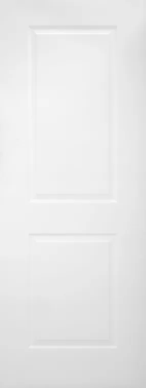 32x80 2 Panel Hollow Core Door in White