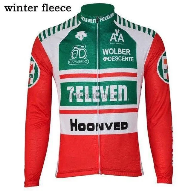 7 Eleven 11 Long Sleeve Cycling Jersey