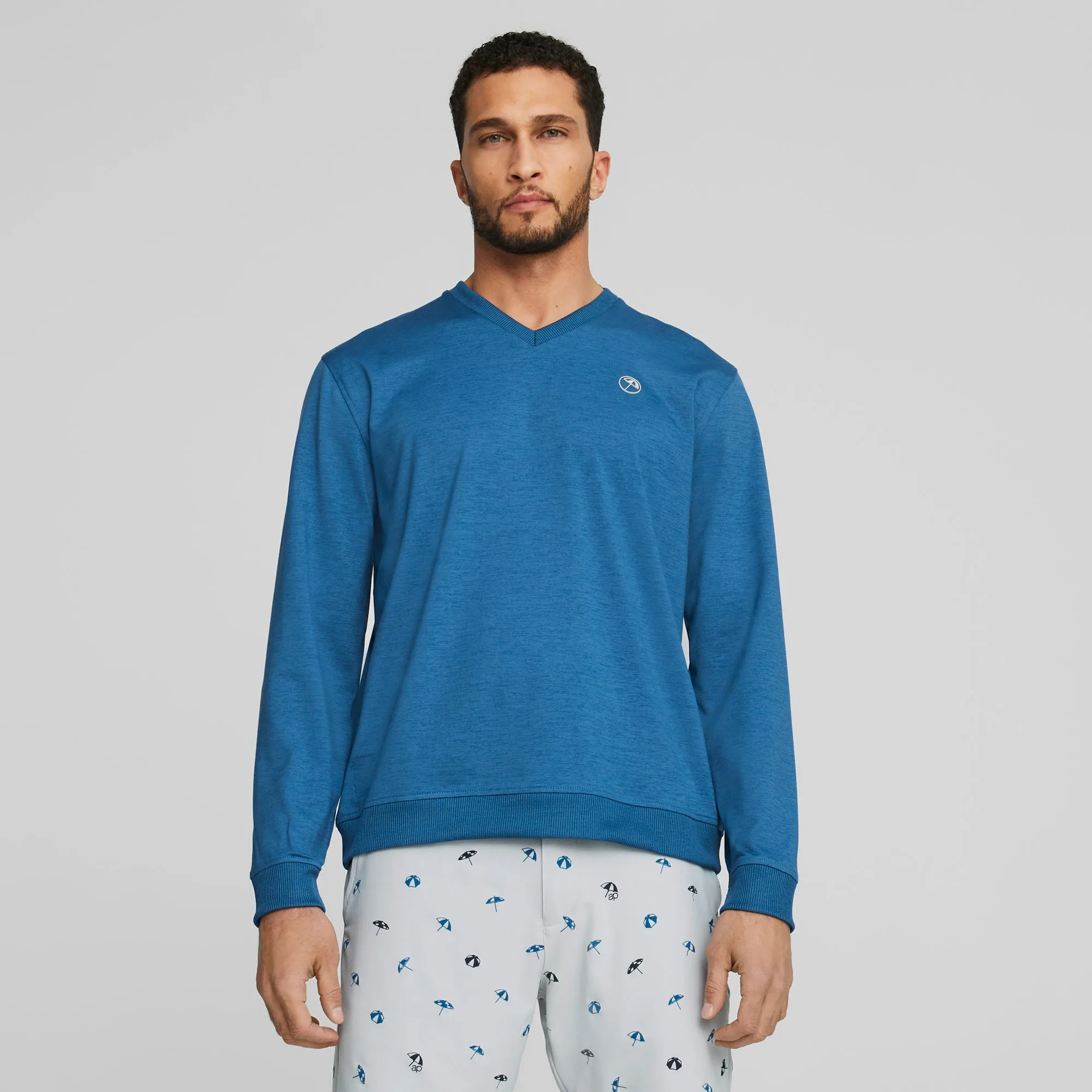 AP CLOUDSPUN V-Neck Golf Sweatshirt