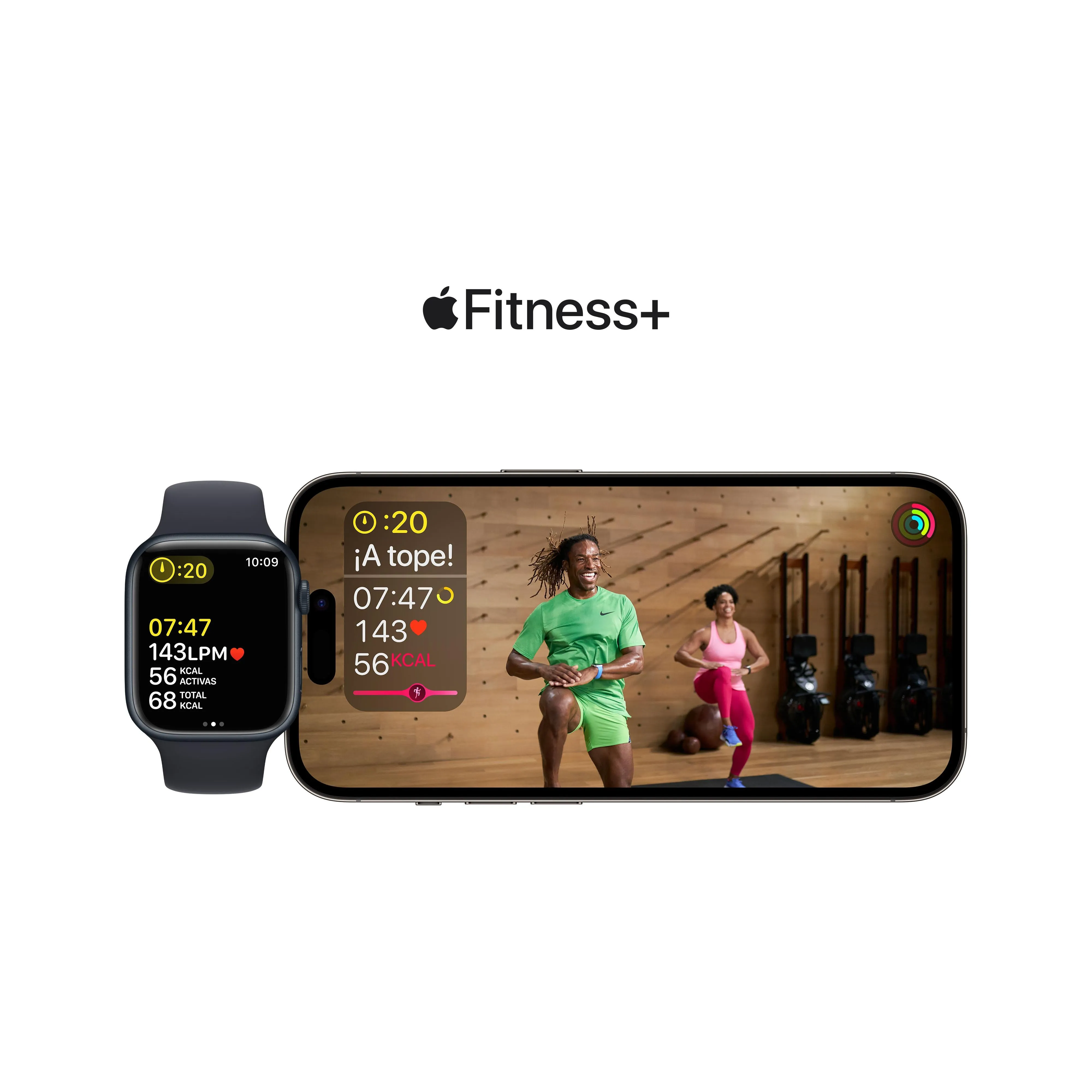 Apple Watch SE (GPS) - Caja de aluminio en plata de 40 mm - Correa deportiva blanca - Talla única