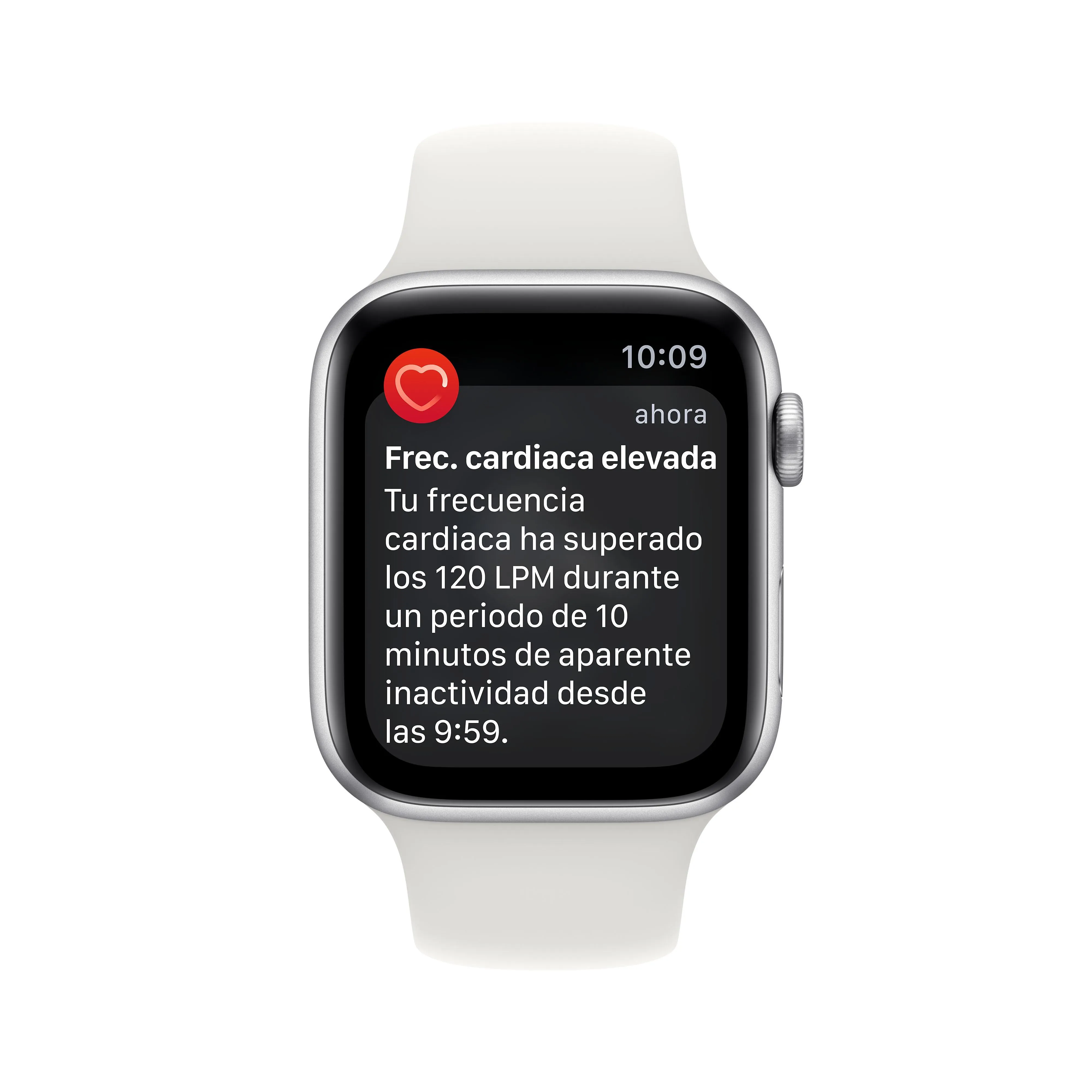 Apple Watch SE (GPS   Cellular) - Caja de aluminio en plata de 44 mm - Correa deportiva blanca - Talla única