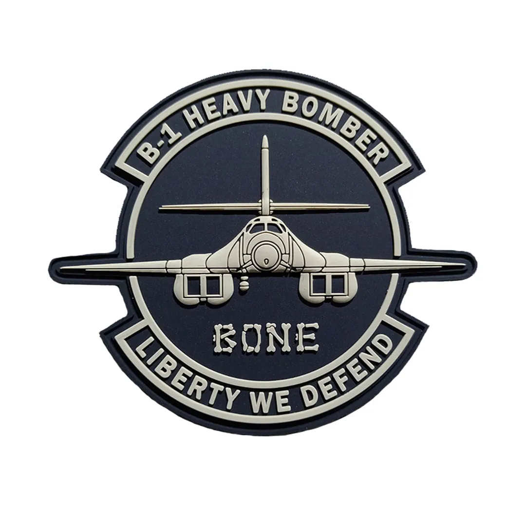 B-1 Bone 3.5" PVC Patch