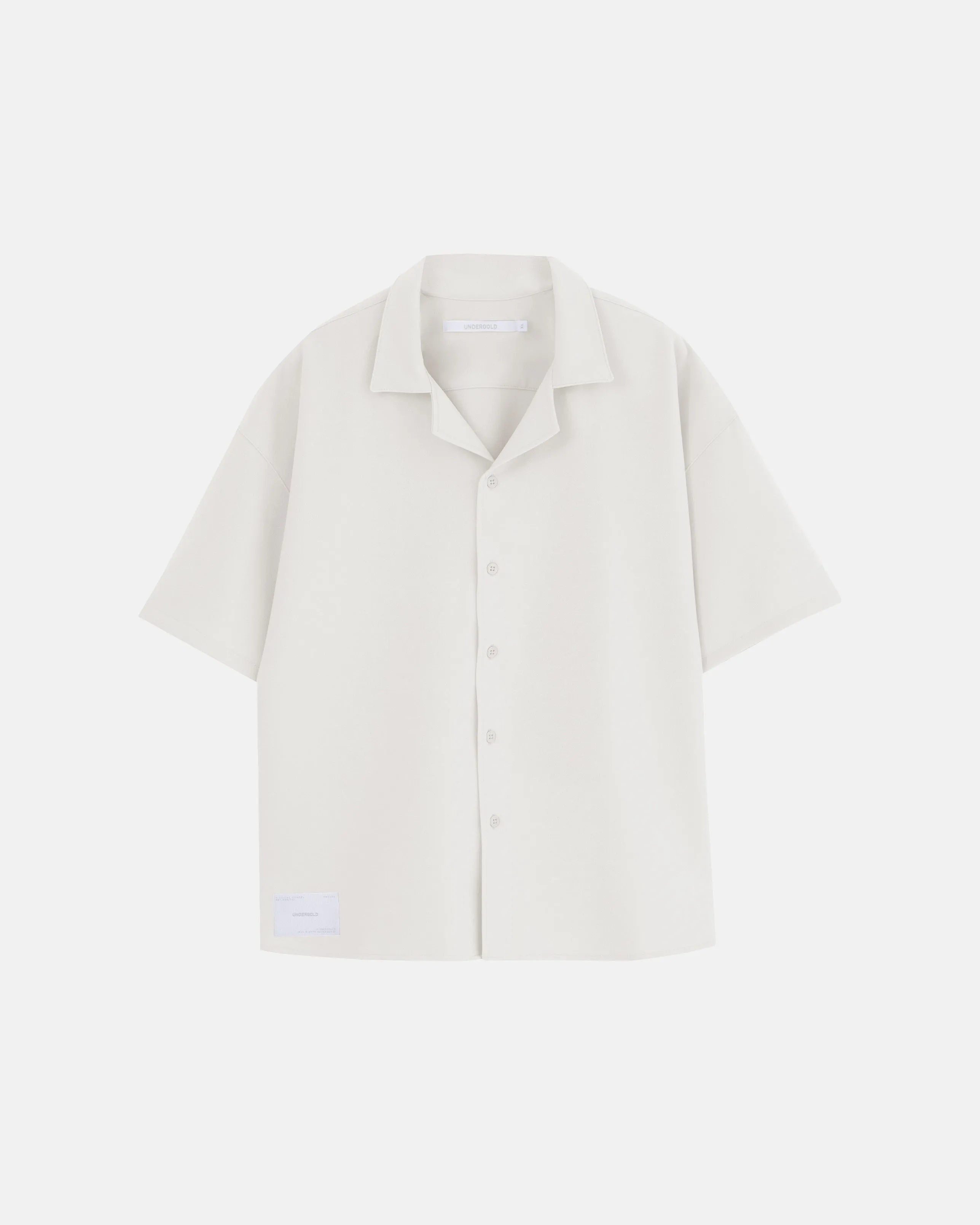 Basics Short Sleeve Shirt Cream