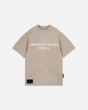 Basics Undergold Design Studio Regular Fit T-shirt Light Brown