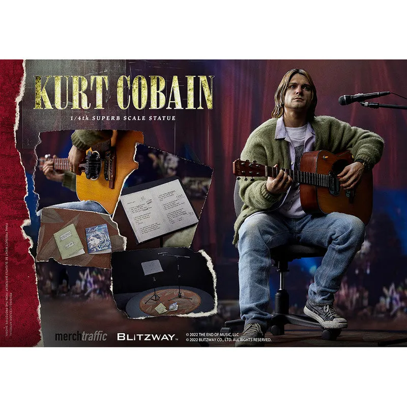 Blitzway Estatua Kurt Cobain Escala 1:4 Kurt Cobain