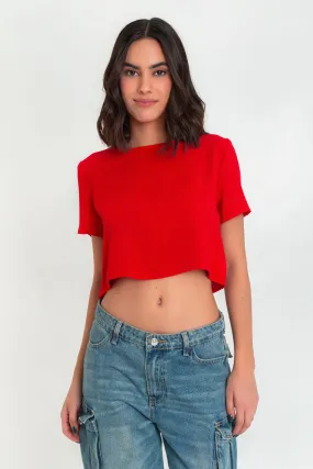 Blusa de manga corta