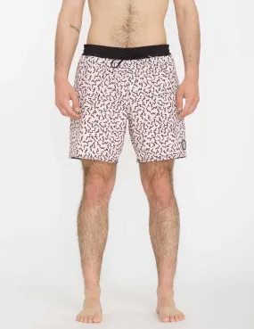 Boardshort Volcom Asphalt Beach Trunk 17 Rosa