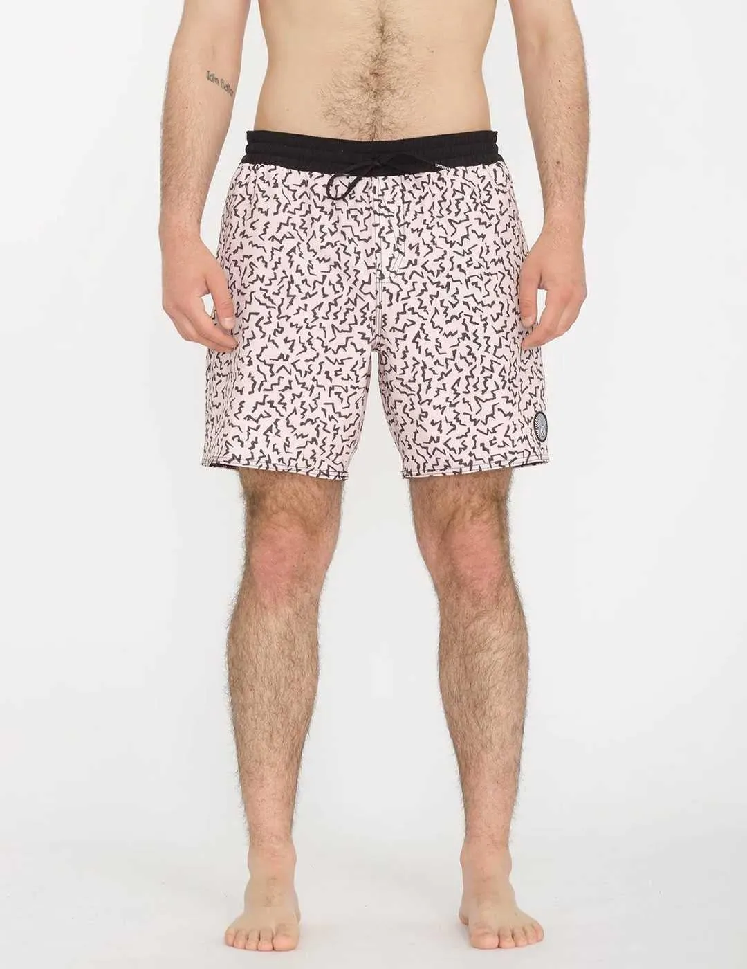 Boardshort Volcom Asphalt Beach Trunk 17 Rosa