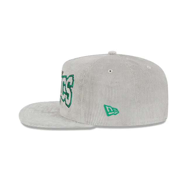 Boston Celtics NBA Golfer Gray Corduroy Snapback