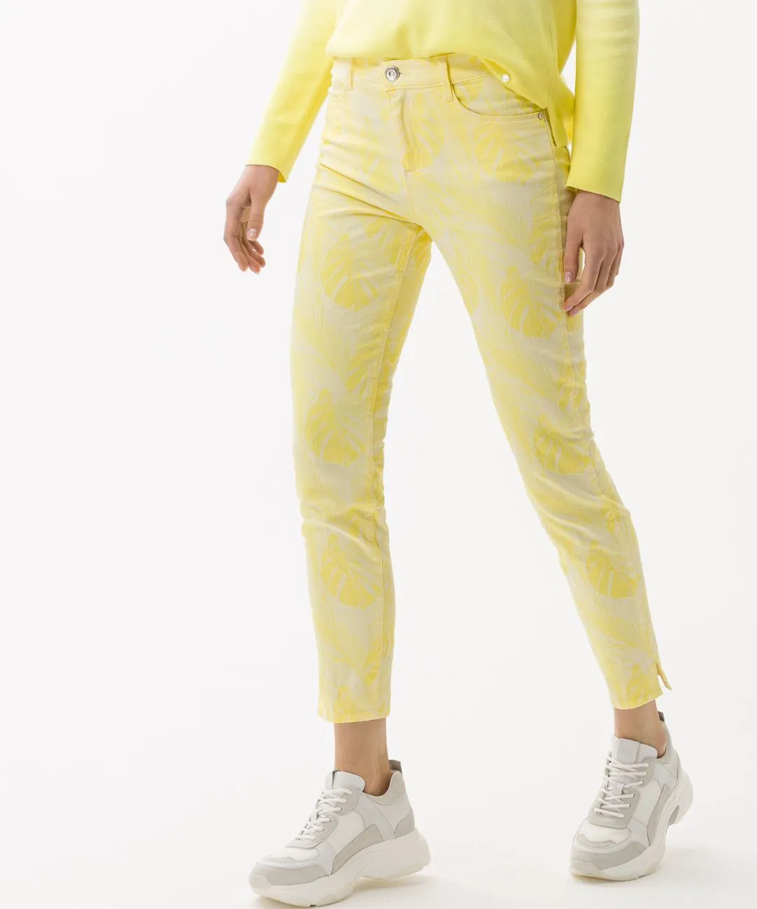 BRAX - Shakira Sun - Pantalon coton floral Free to Move