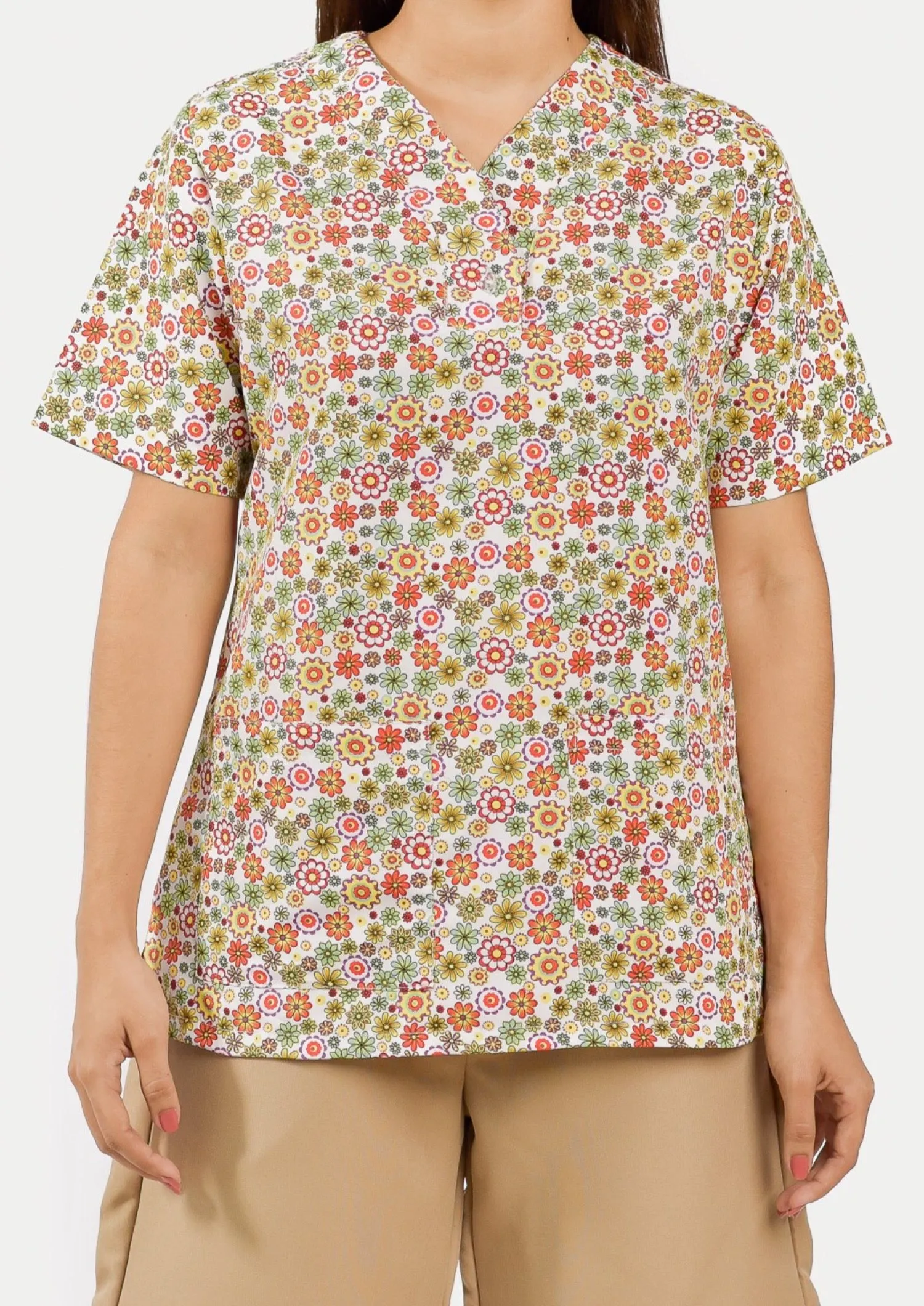 Camisa antifluidos - Flores