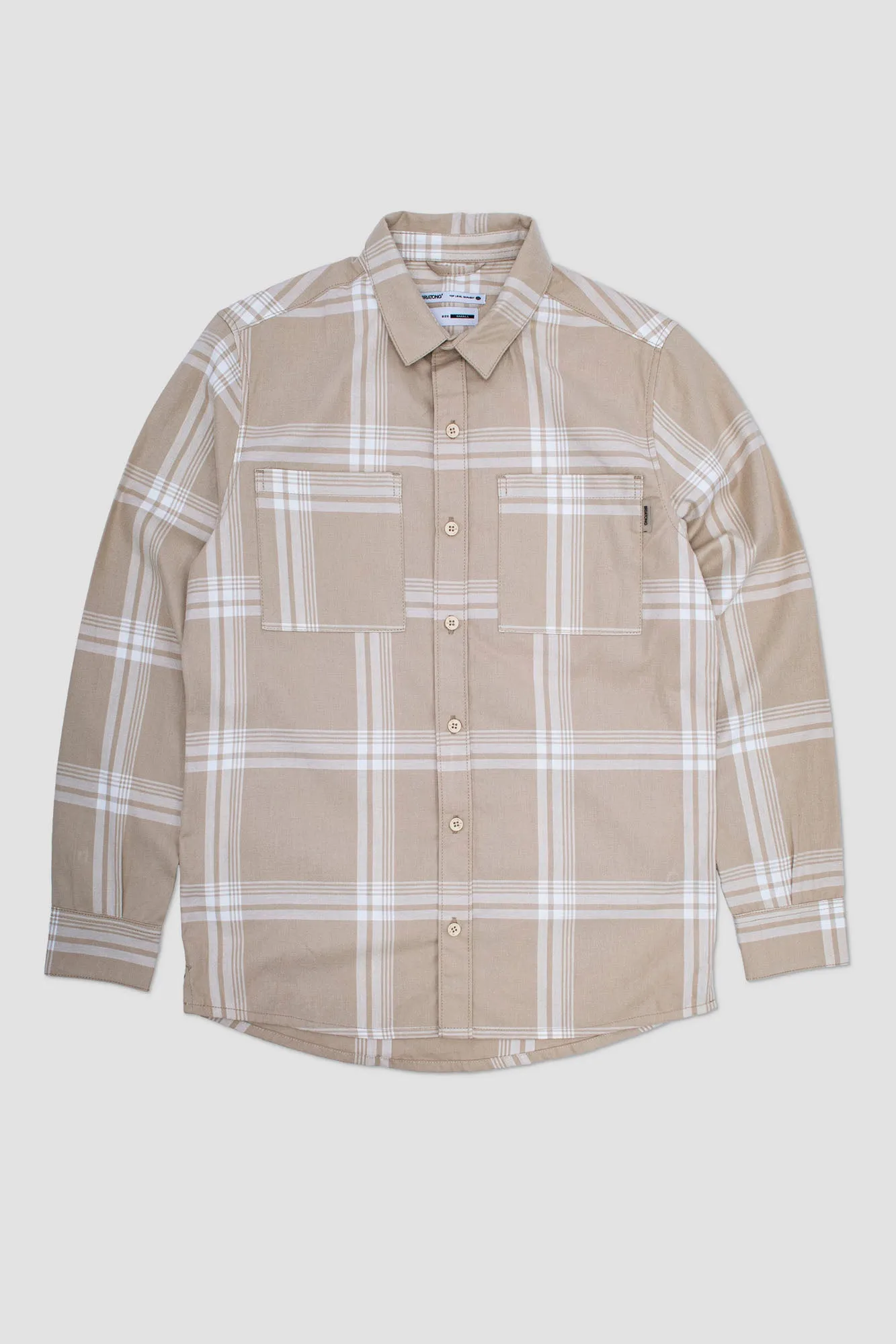 Camisa M/L Flanels Monet Beige 1