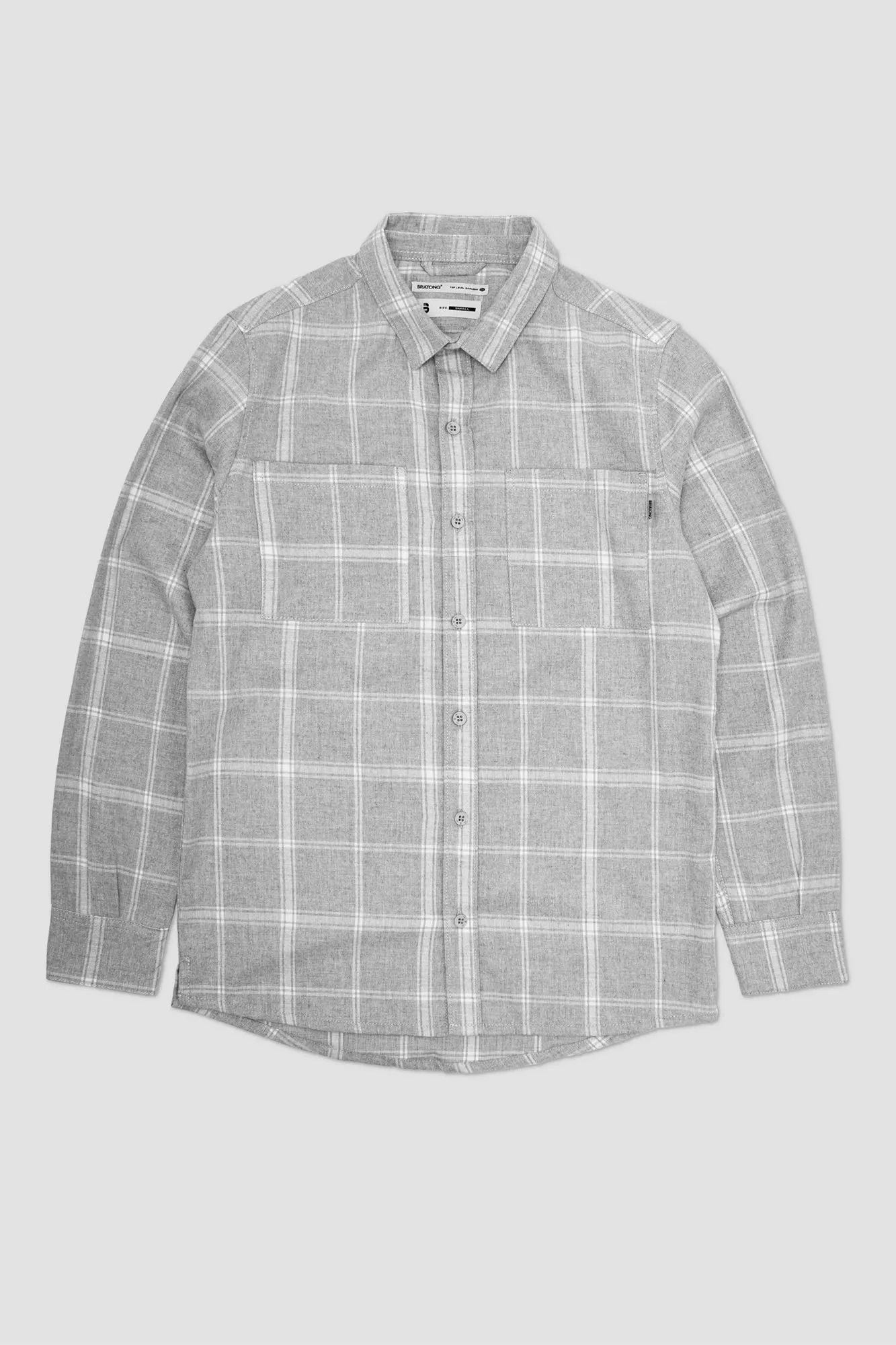 Camisa M/L Flanels Monet Gris