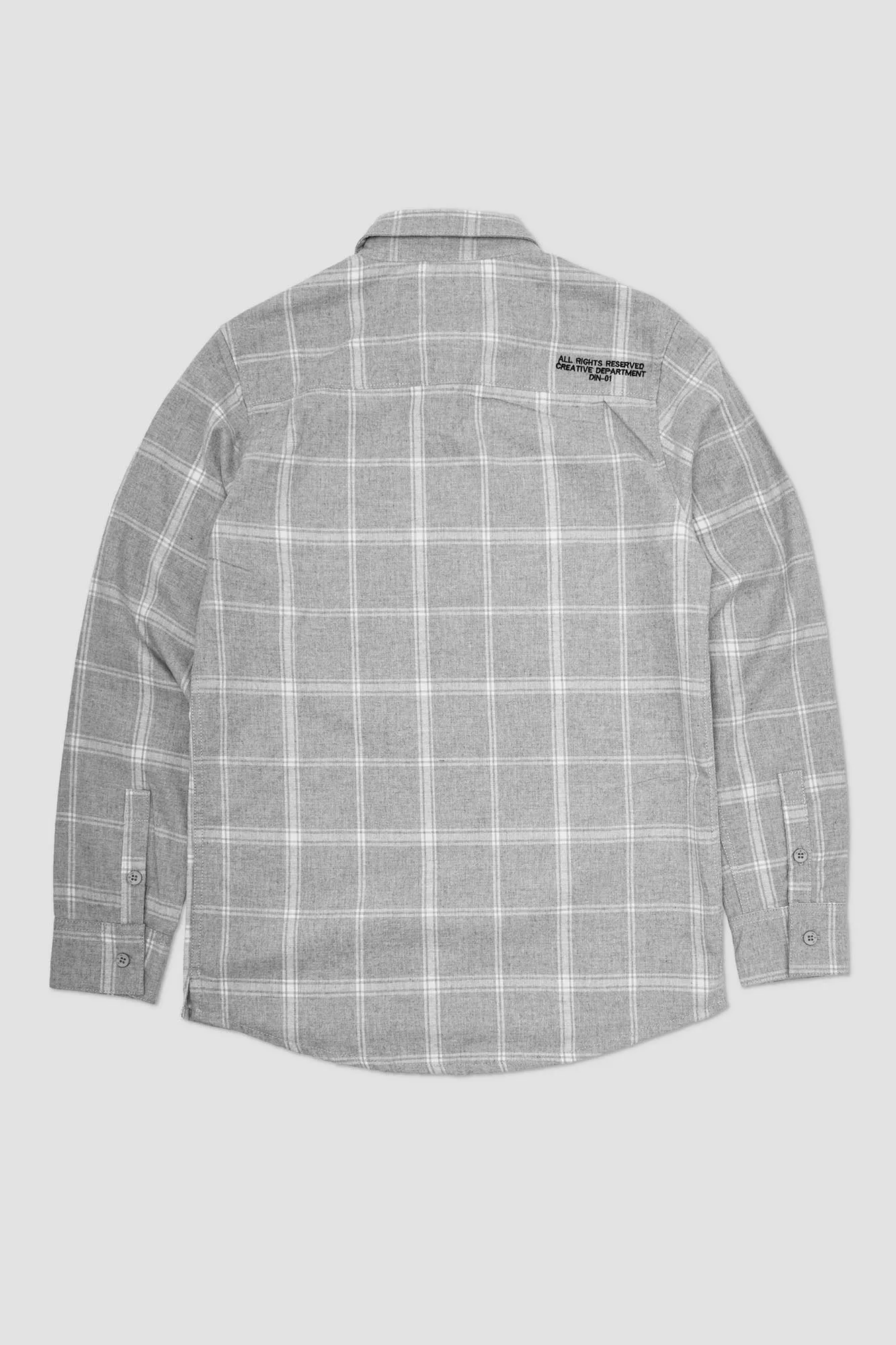 Camisa M/L Flanels Monet Gris