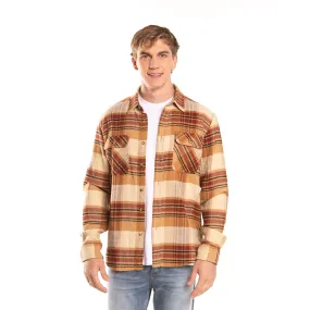 Camisa Ml Rusty Angers Shirt Beige/Brown