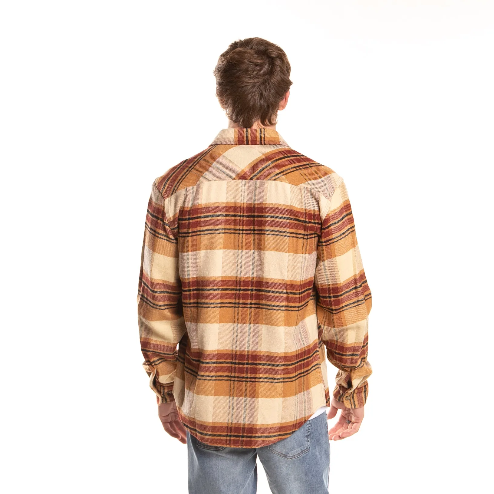 Camisa Ml Rusty Angers Shirt Beige/Brown