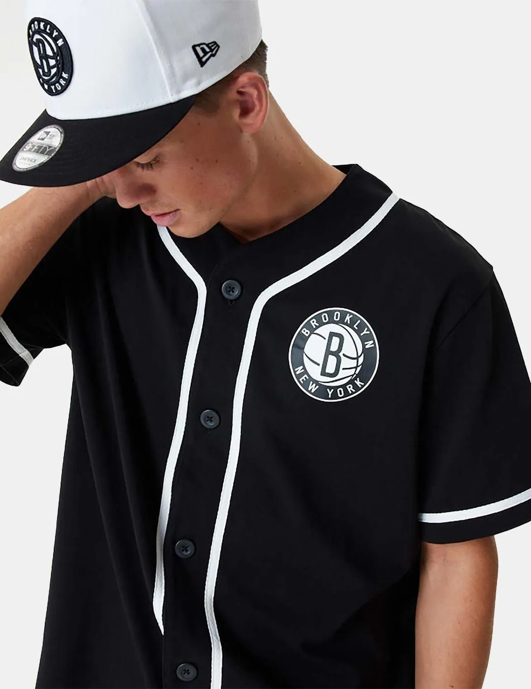 Camisa New Era NBA Brooklyn Nets Negro