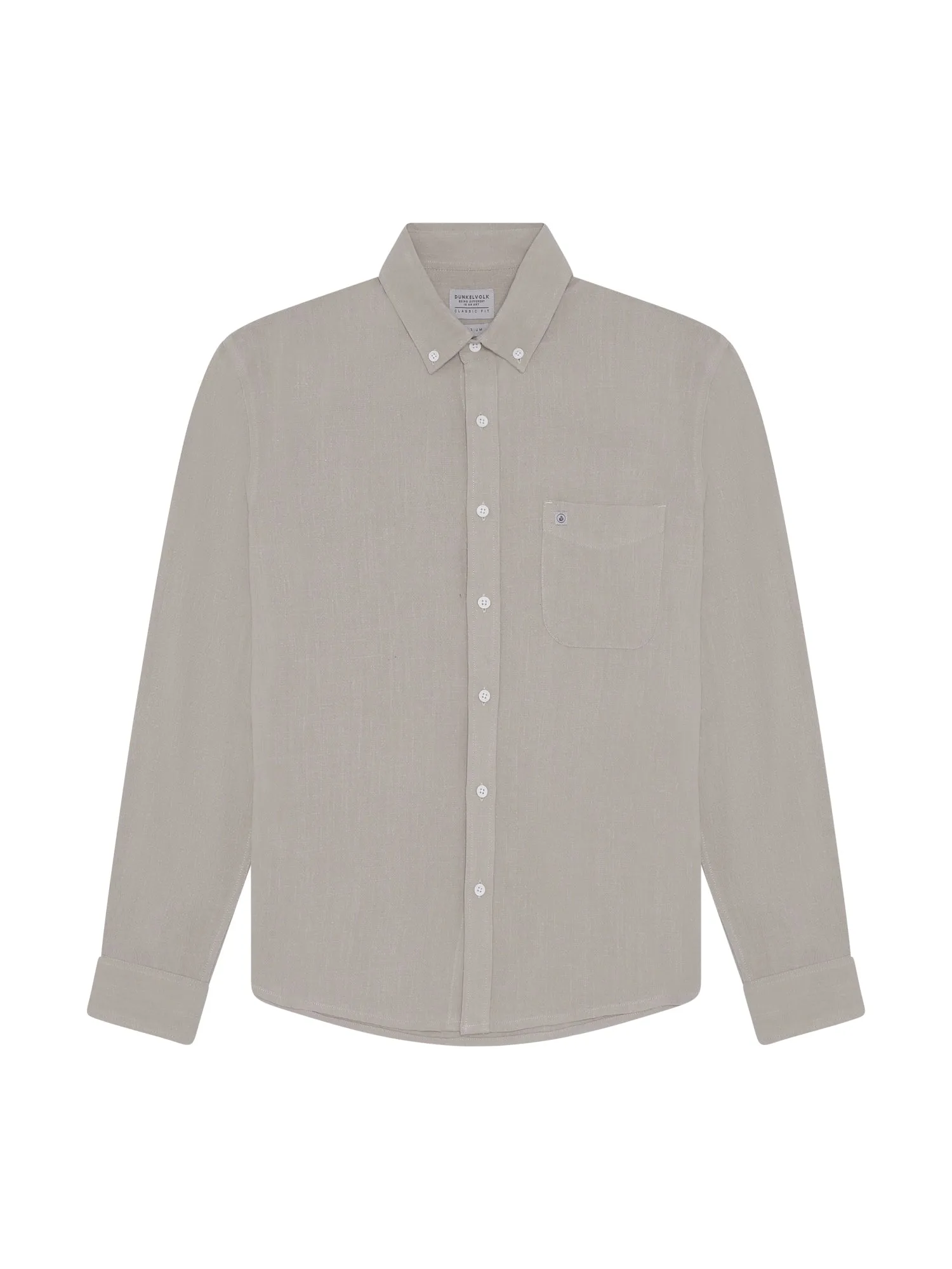 Camisa para Hombre DUNKELVOLK LINEN BLESSED BEI