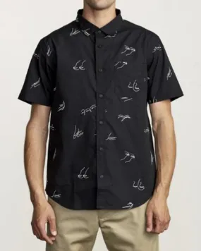 Camisa para Hombre RVCA SHIRT SS JOHANNA GESTURES SS BLK