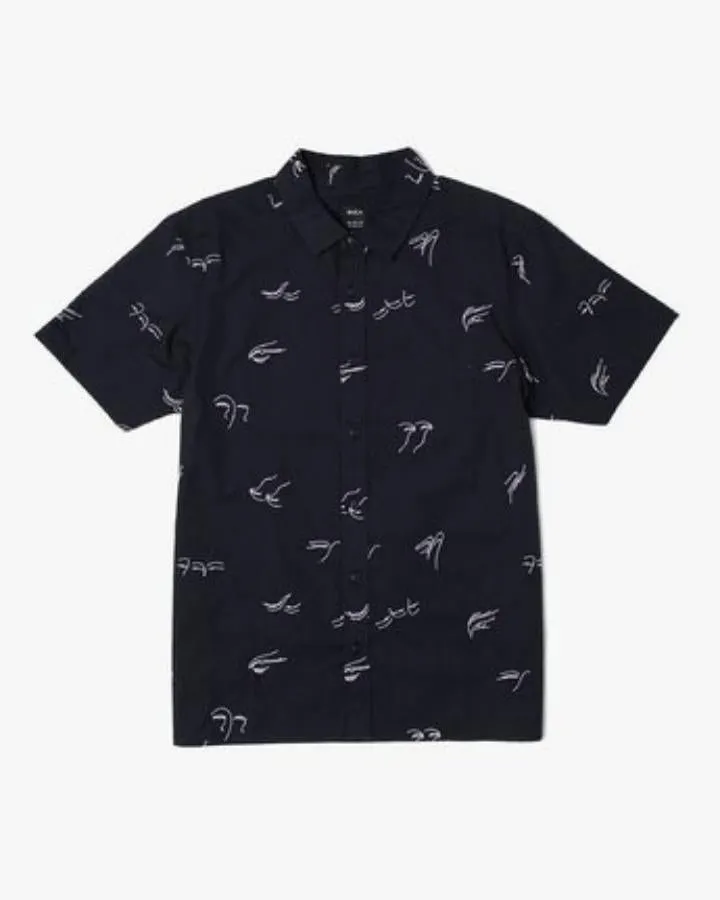 Camisa para Hombre RVCA SHIRT SS JOHANNA GESTURES SS BLK