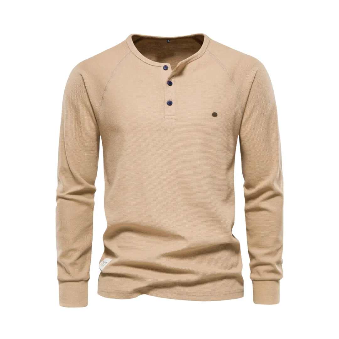 Camisa Waffle Henley