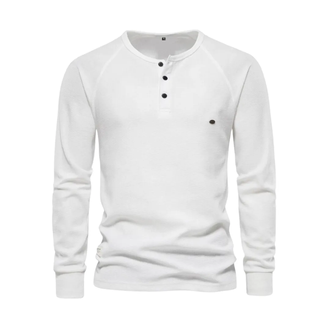 Camisa Waffle Henley