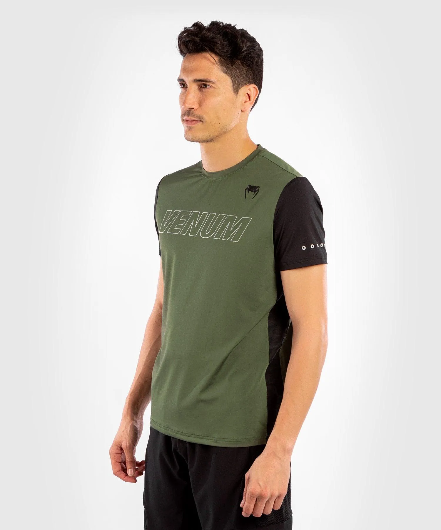 Camiseta Dry-Tech Venum Classic Evo - Caqui/Plata