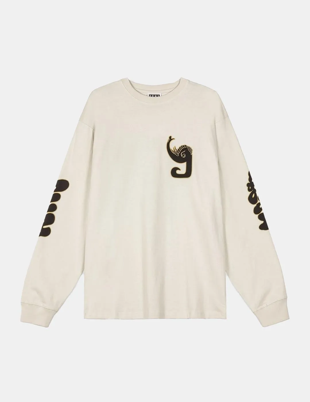 Camiseta Grimey Tusker Temple LS Blanco