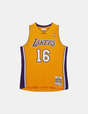 Camiseta Mitchell & Ness NBA Lakers Pau Gasol