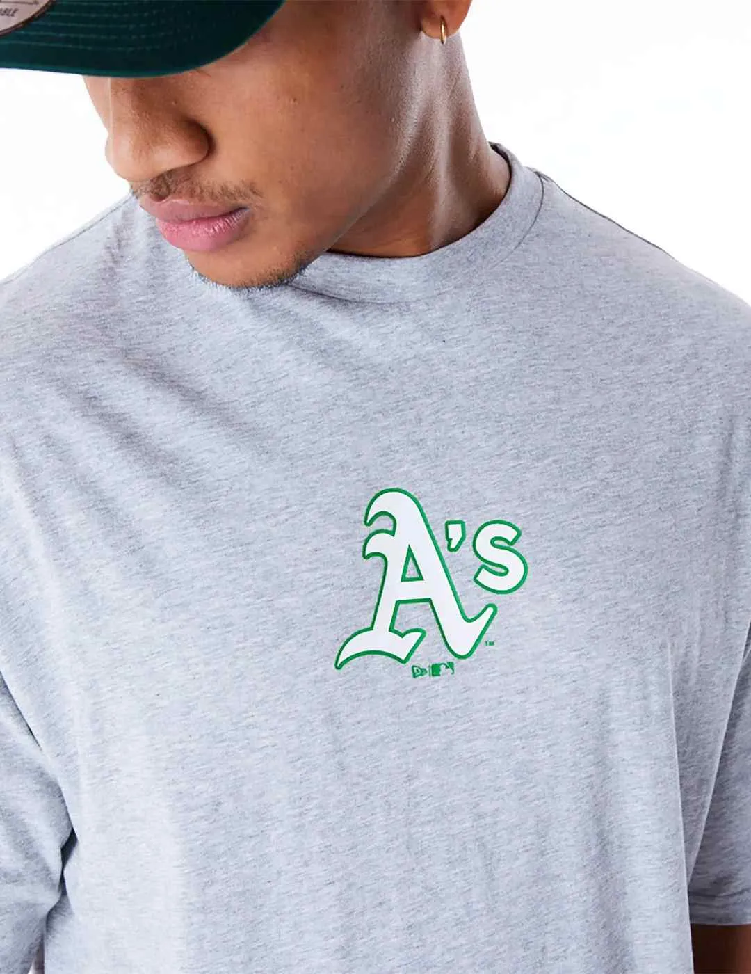 Camiseta New Era Mlb Oakland World Series Gris