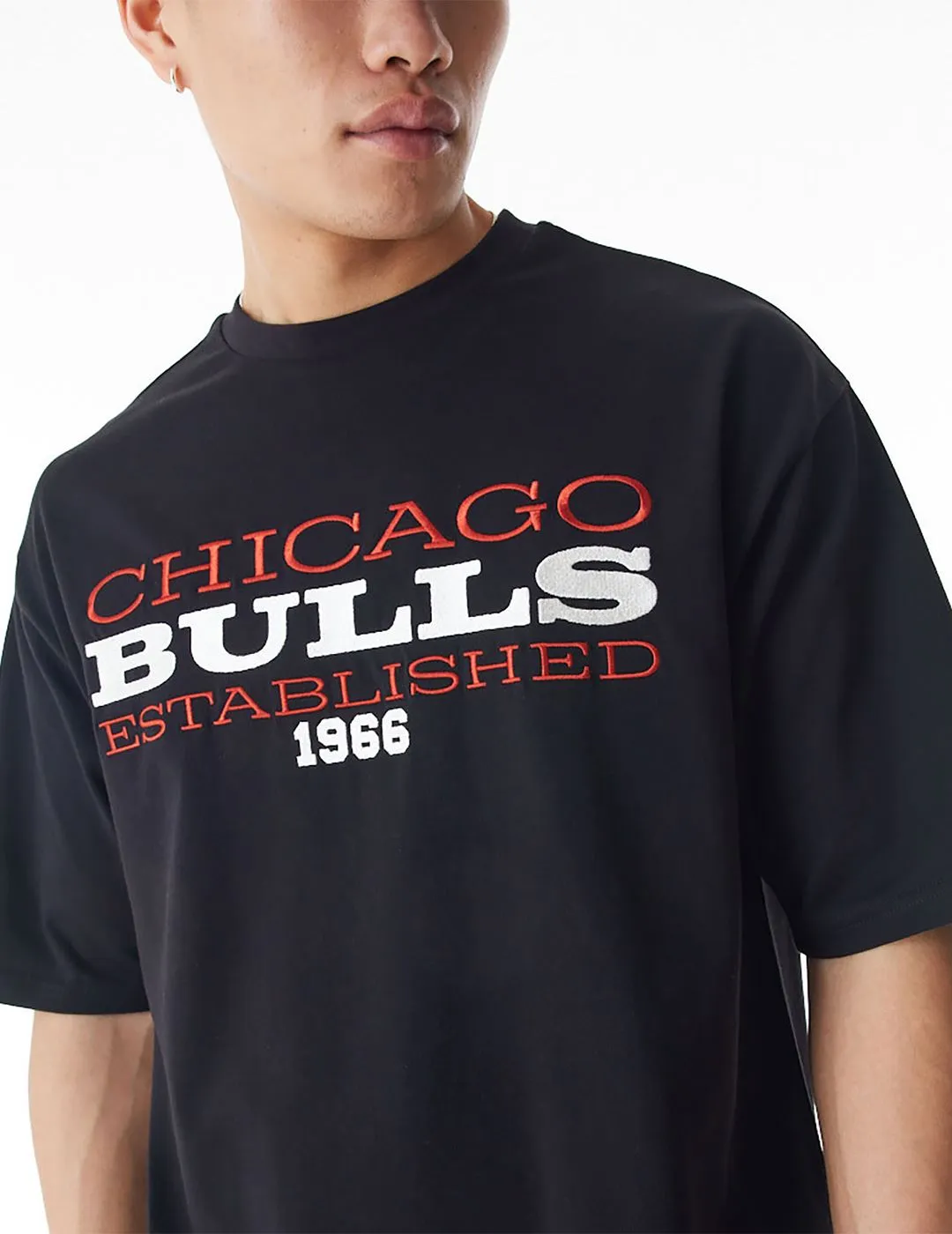 Camiseta New Era NBA Bulls Graphic Negro