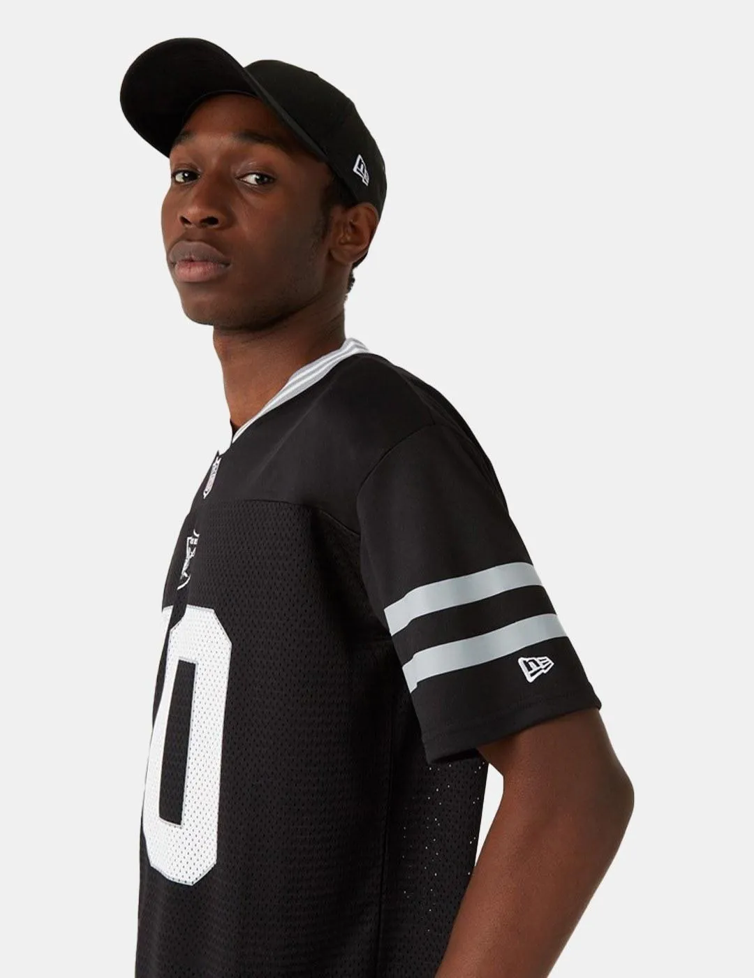 Camiseta New Era Nfl Oakland Raiders Logo Oversize