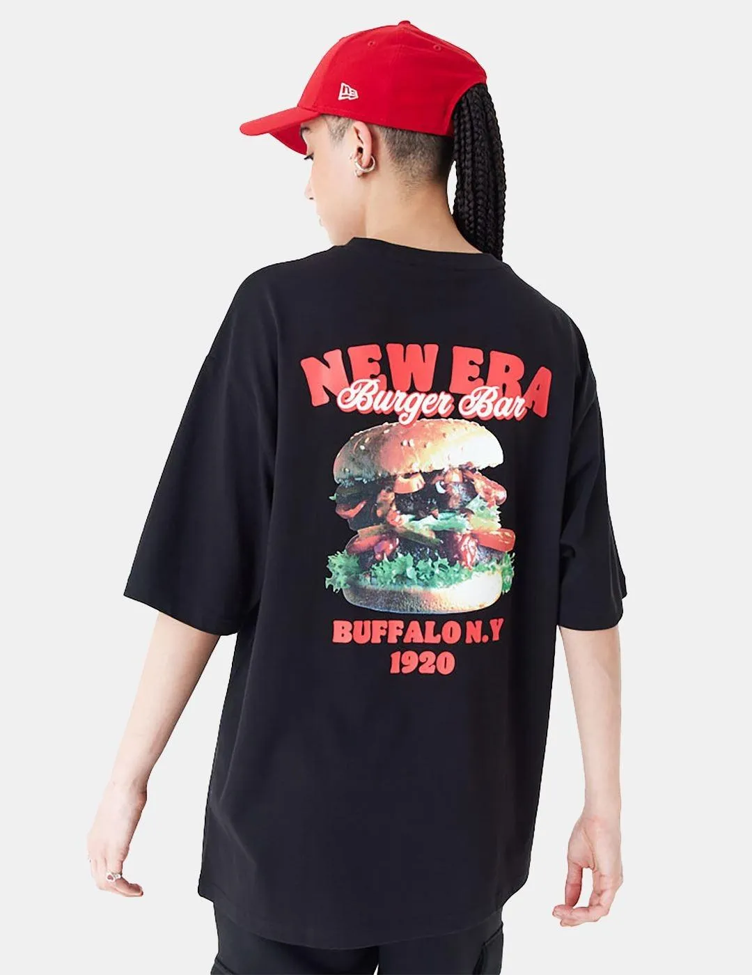 Camiseta New Food Graphic Negro