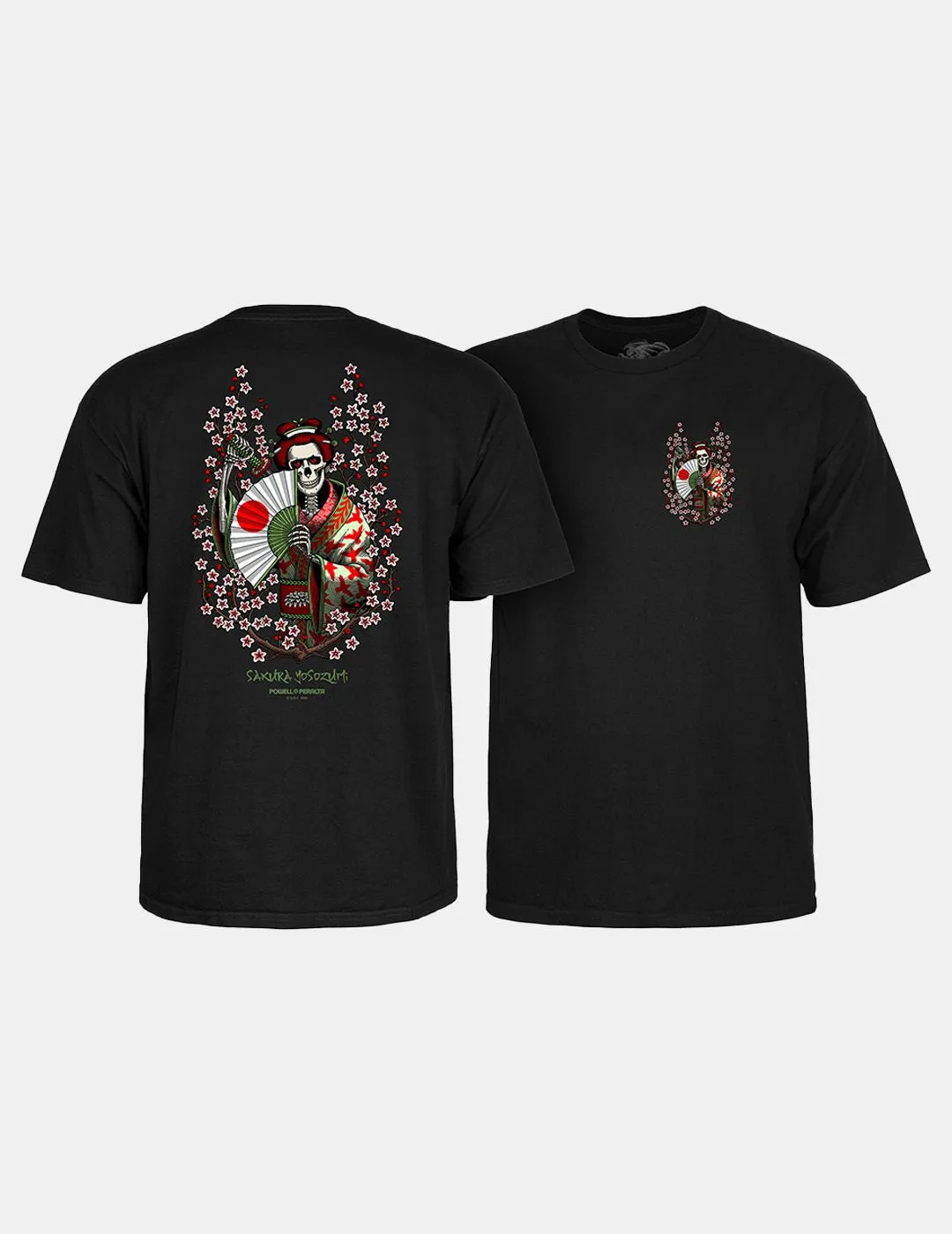 Camiseta Powell Peralta Sakura Yosozumi Negro