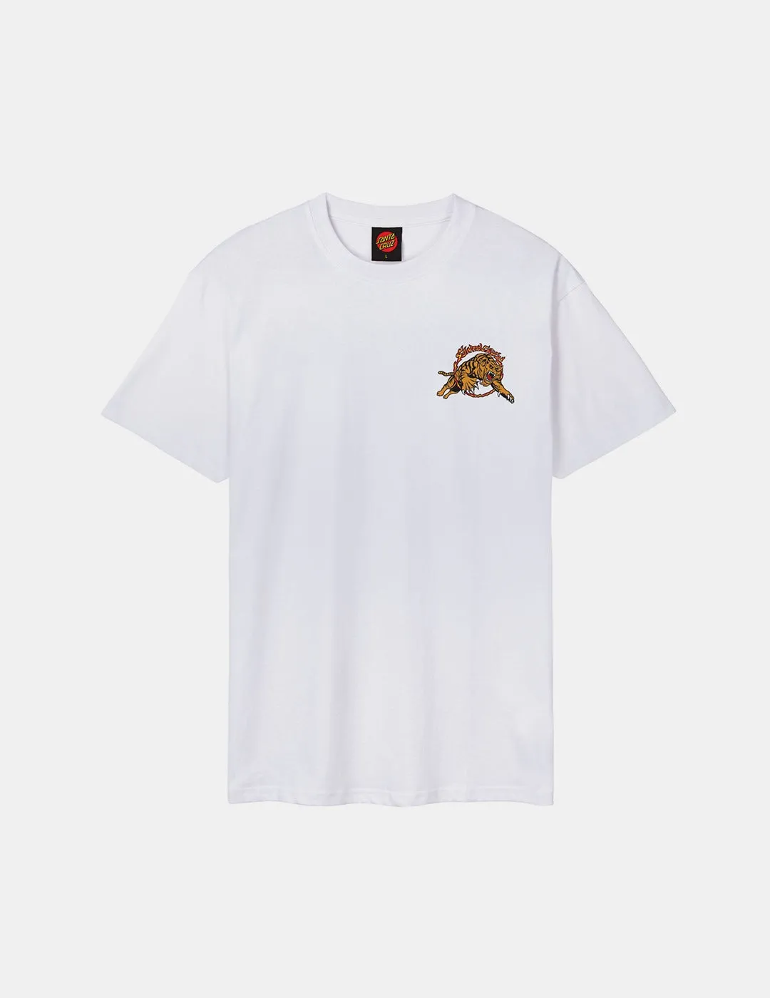 Camiseta Santa Cruz Salba Tiger Redux Blanco