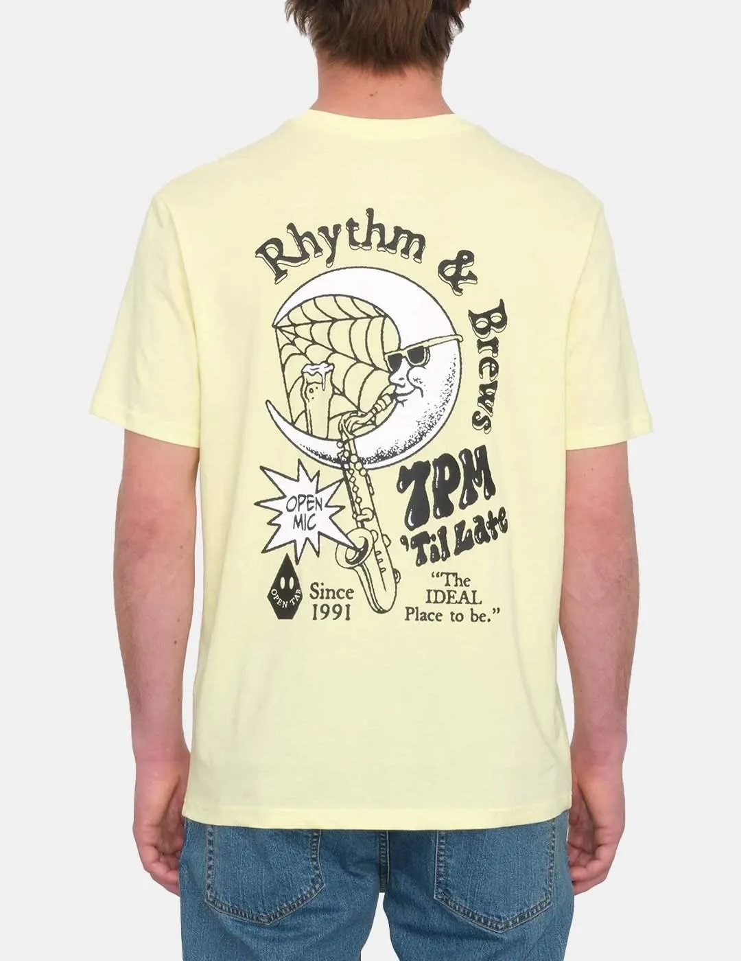 Camiseta Volcom Rhythm 1991 Amarillo