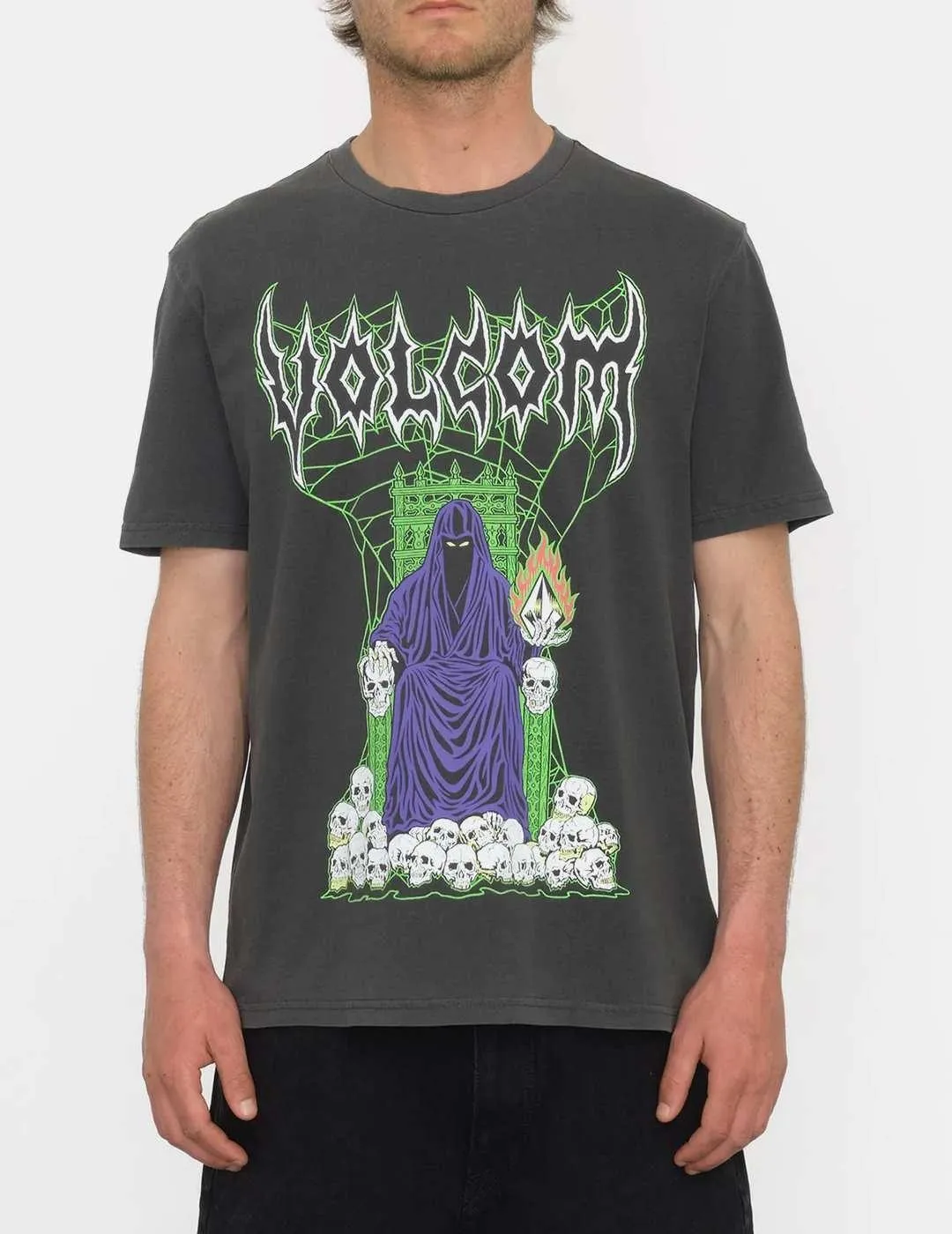 Camiseta Volcom Stone Lord Pw Negro