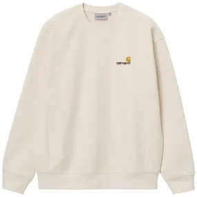 Carhartt WIP American Script Sweat Natural - Sudadera para Hombre