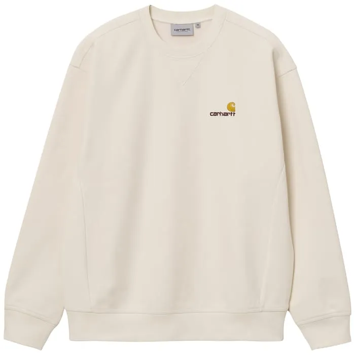 Carhartt WIP American Script Sweat Natural - Sudadera para Hombre