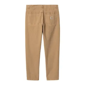 CARHARTT WIP NEWEL PANT PEANUT STONE DYED