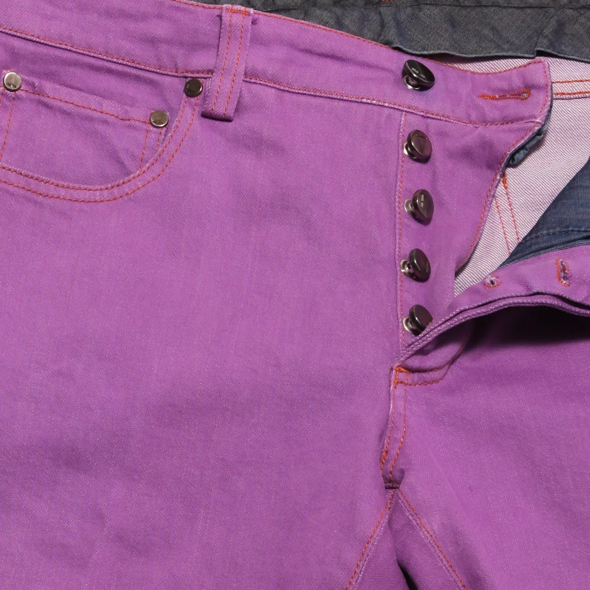 Cesare Attolini Purple Jeans - Slim